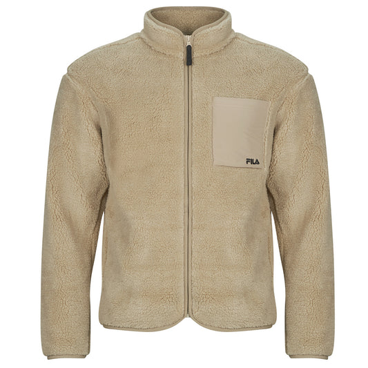 Felpa Uomo Fila  VALGRANA REGULAR TEDDY  FLEECE JACKET  Beige
