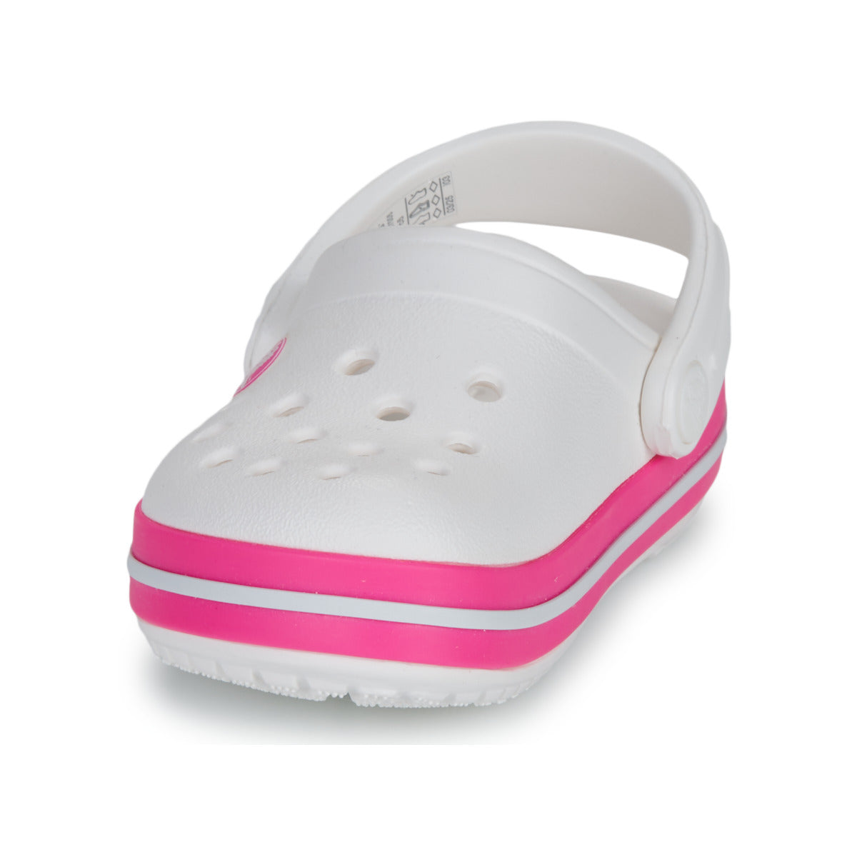 Scarpe bambini ragazza Crocs  Crocband Clog T  Bianco