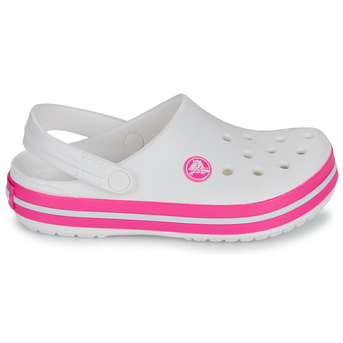 Scarpe bambini ragazza Crocs  Crocband Clog K  Bianco