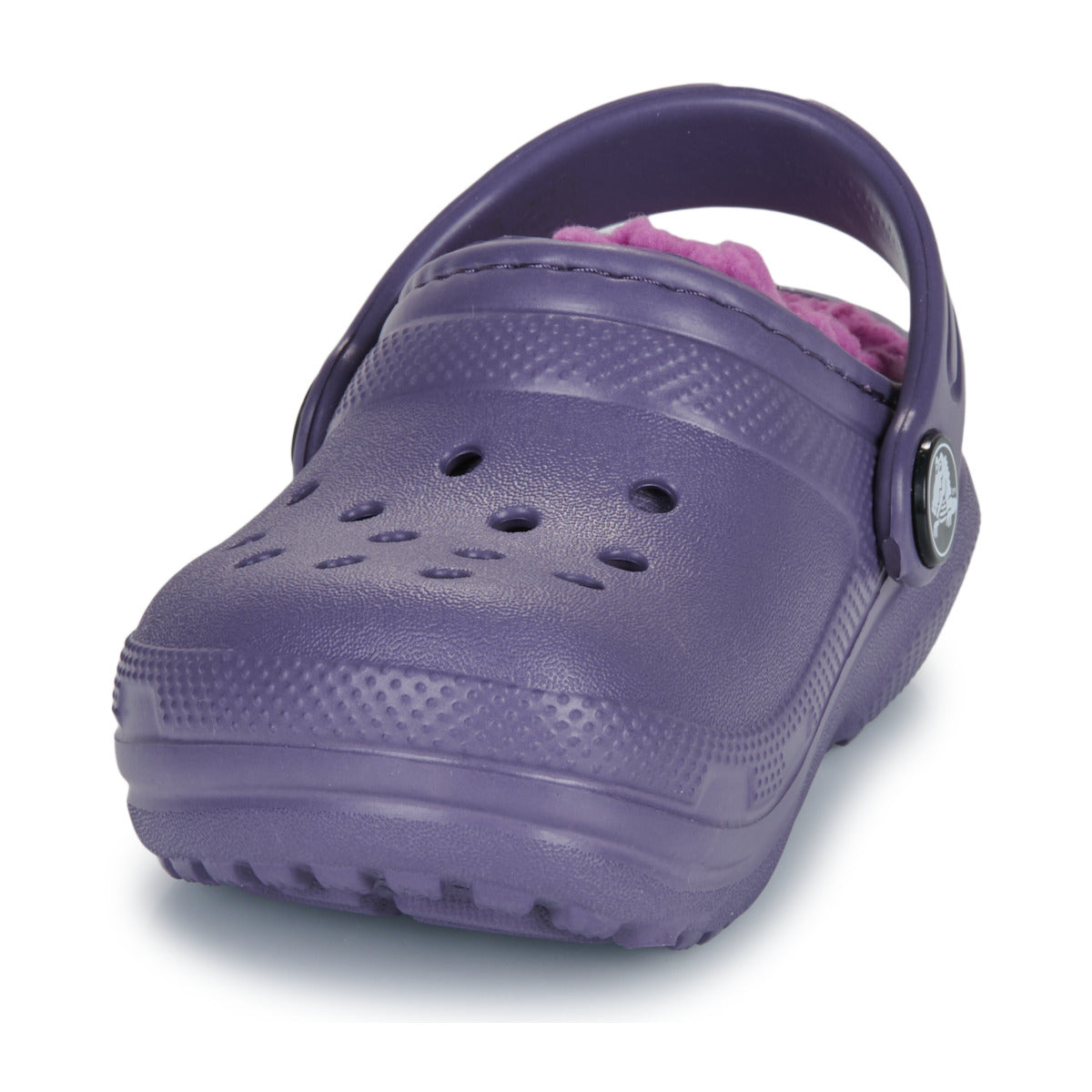 Scarpe bambini ragazza Crocs  Classic Lined Clog T  Viola