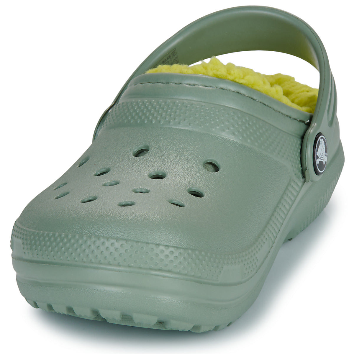 Scarpe bambini ragazza Crocs  Classic Lined Clog K  Kaki