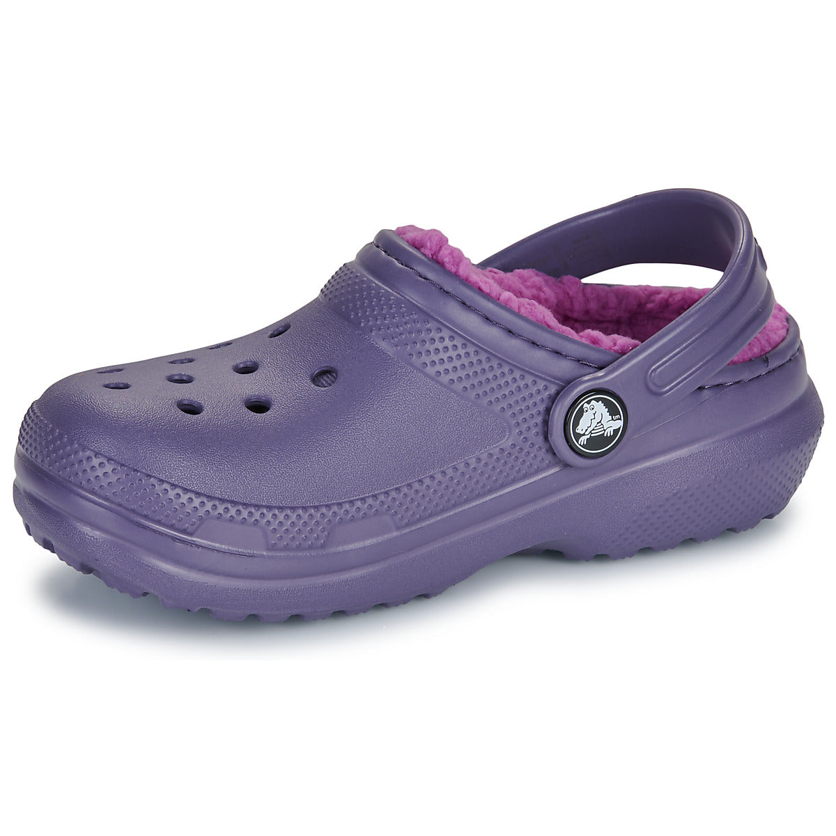 Scarpe bambini ragazza Crocs  Classic Lined Clog K  Viola