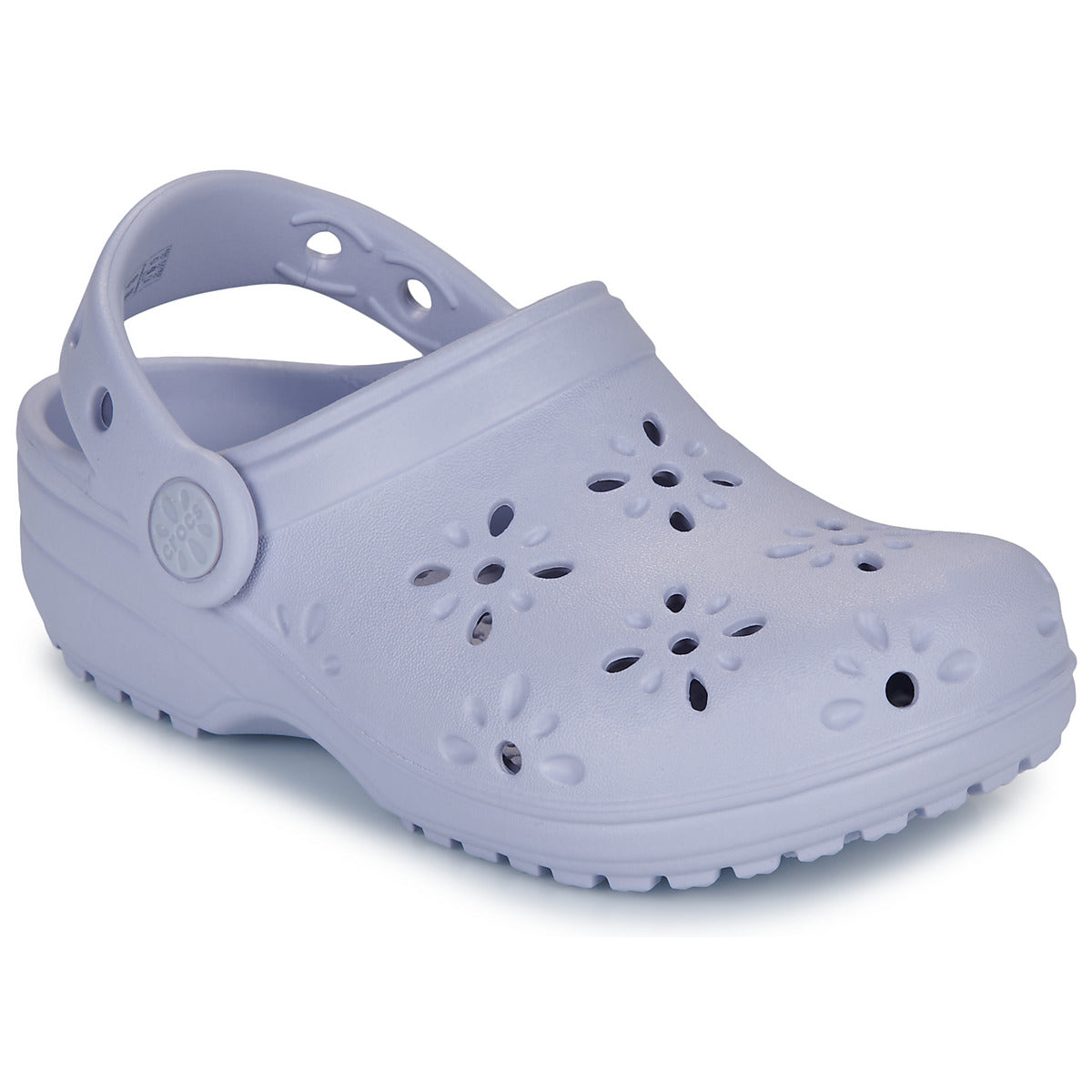 Scarpe bambini ragazza Crocs  Classic Floral Cut Out Clog K  Viola