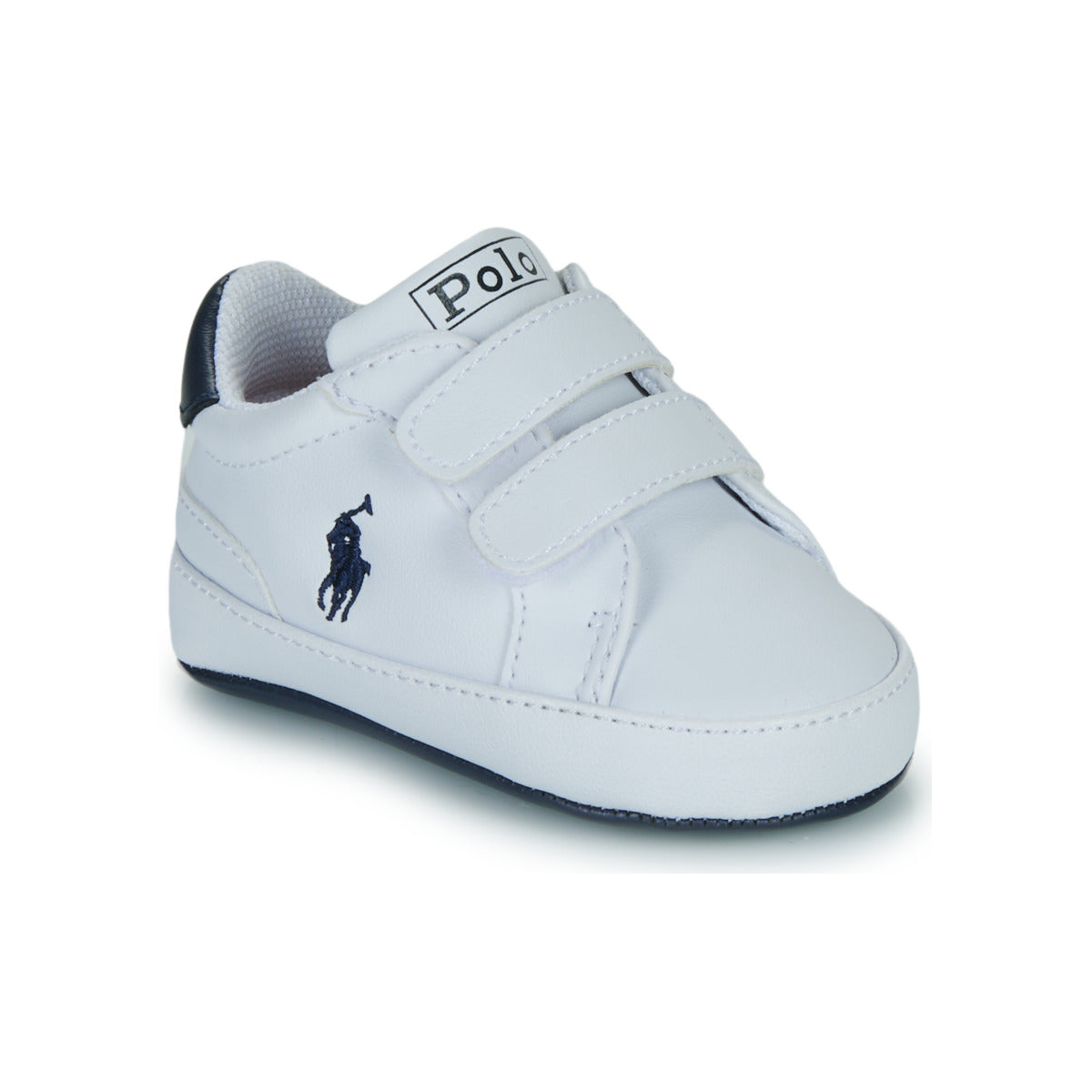 Scarpe bambini ragazza Polo Ralph Lauren  HERITAGE COURT II EZ LAYETTE  Bianco
