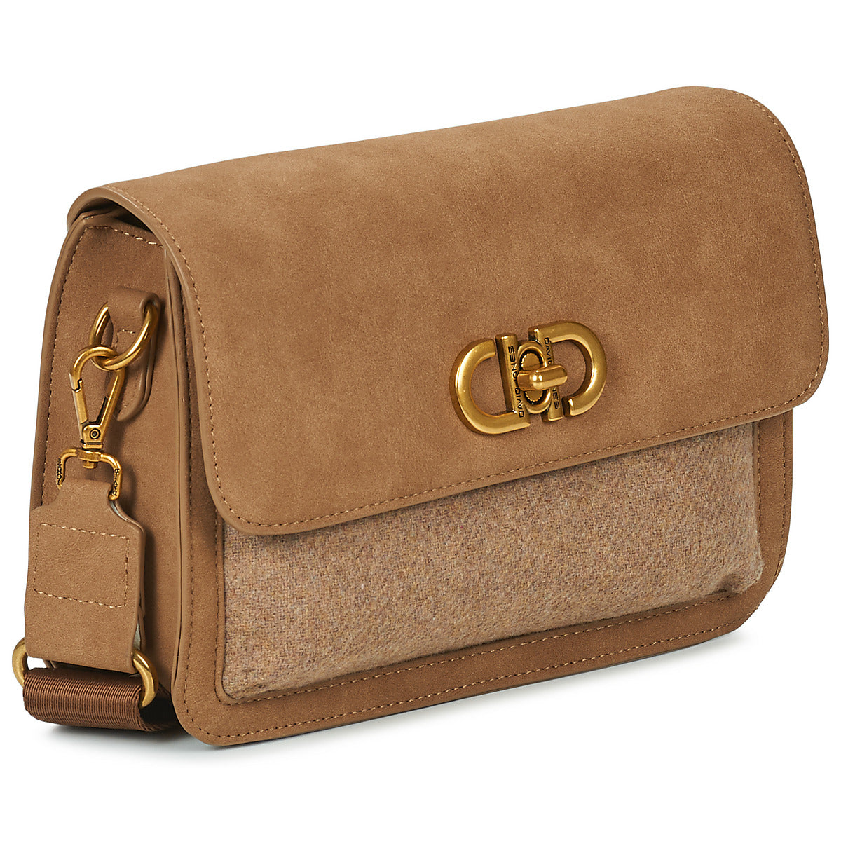 Borsa a tracolla Donna David Jones  CM7779  Beige