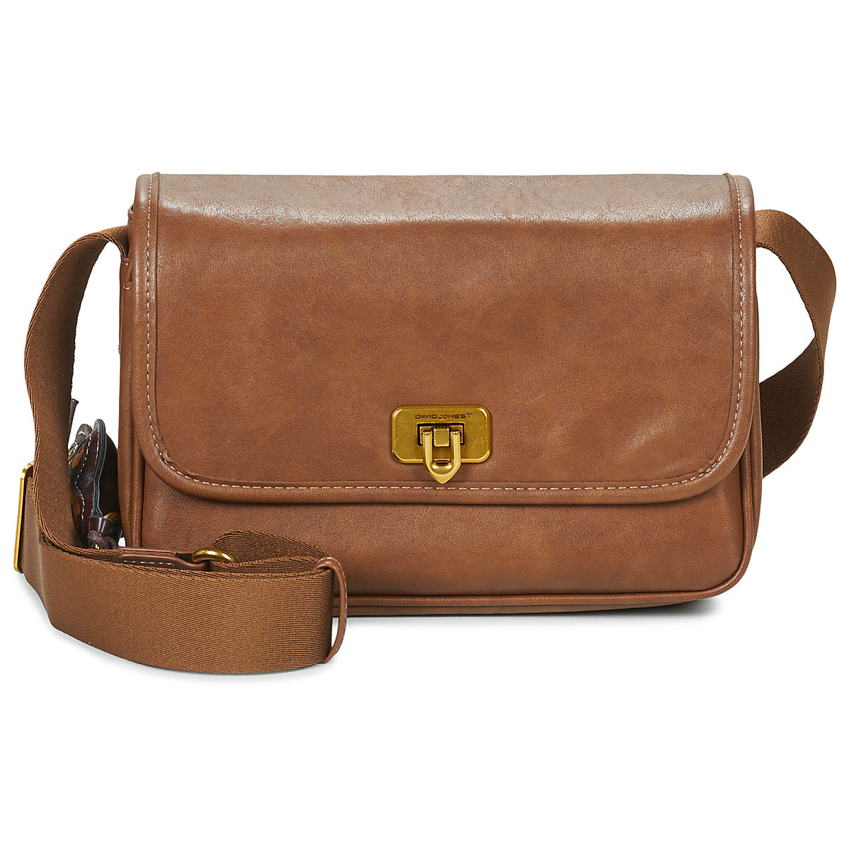 Borsa a tracolla Donna David Jones  CM7764  Marrone