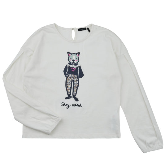 T-shirts a maniche lunghe ragazza Ikks  X210042  Beige