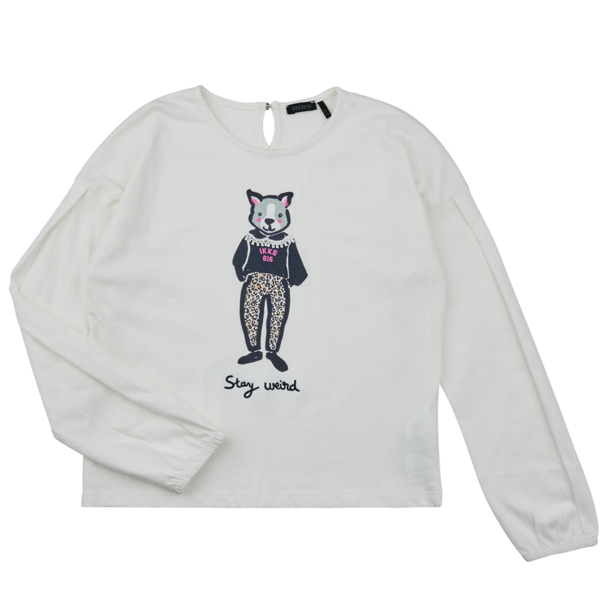 T-shirts a maniche lunghe ragazza Ikks  X210042  Beige