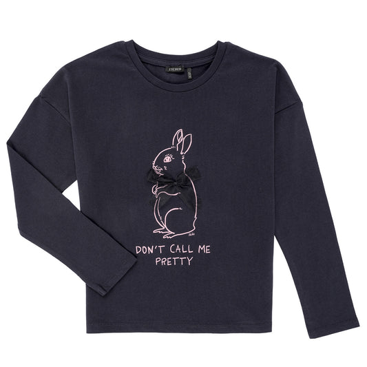 T-shirts a maniche lunghe ragazza Ikks  X210022  Marine