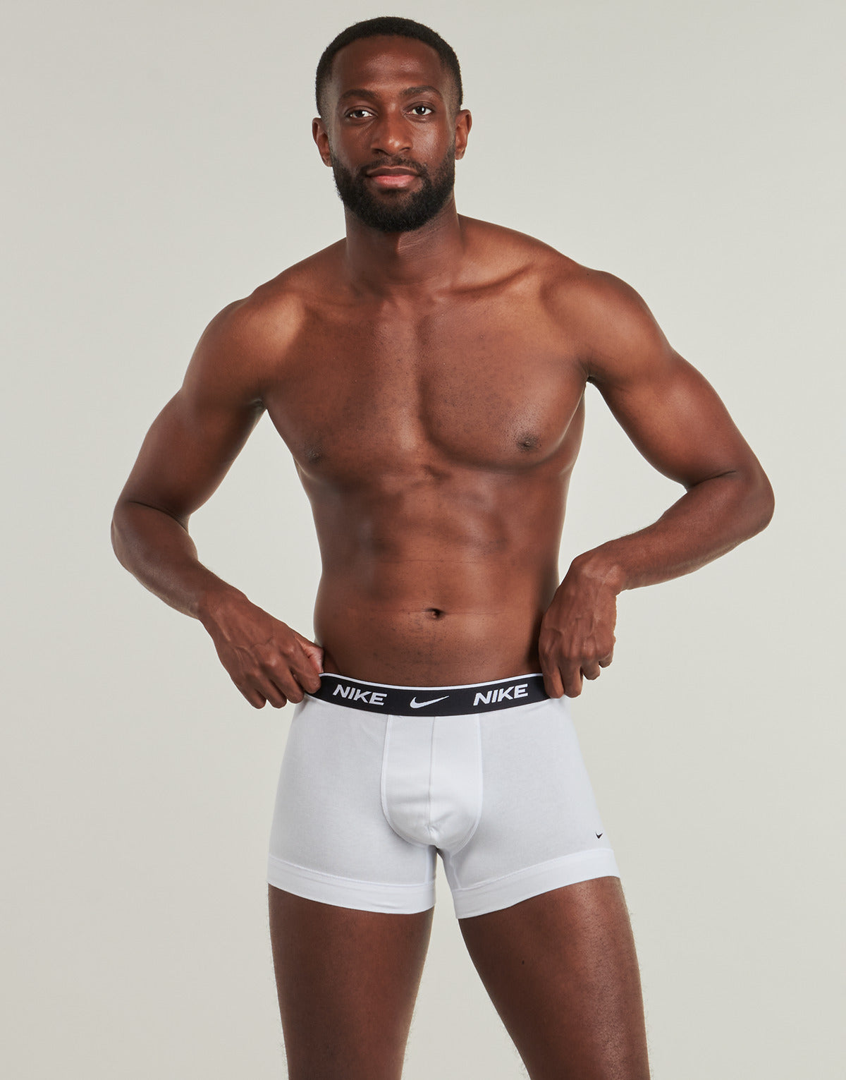 Boxer Uomo Nike  EDAY COTTON STRETCH  Bianco