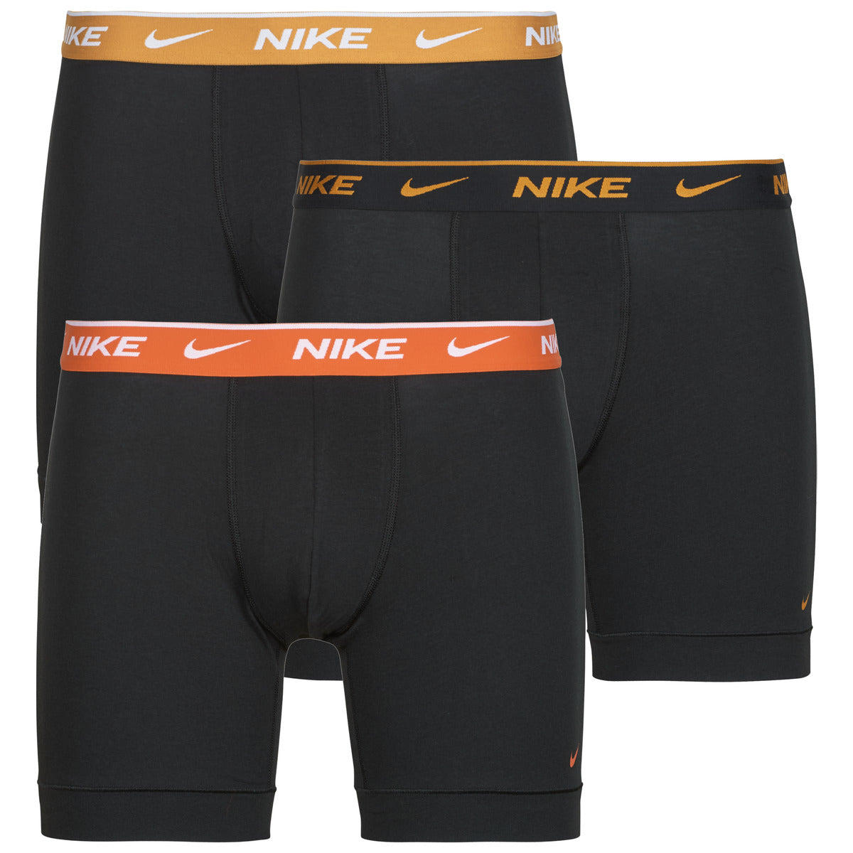 Boxer Uomo Nike  EDAY COTTON STRETCH BOXER BRIEF 3PK  Nero