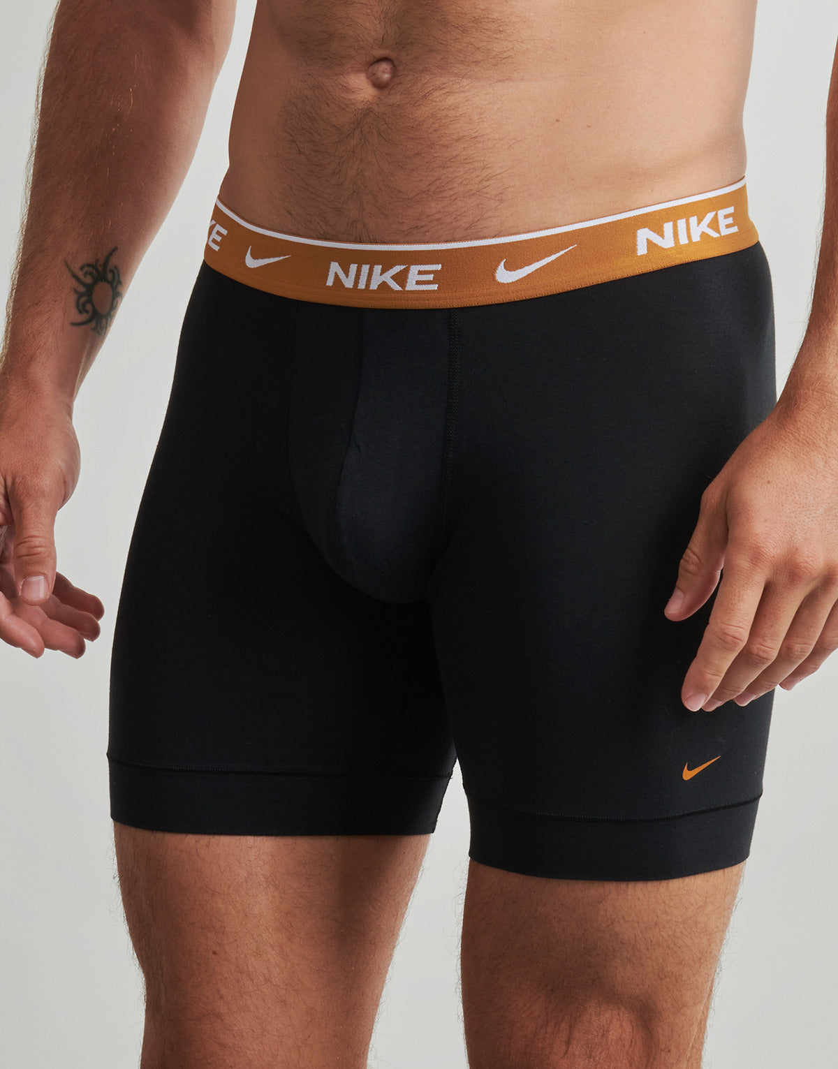 Boxer Uomo Nike  EDAY COTTON STRETCH BOXER BRIEF 3PK  Nero