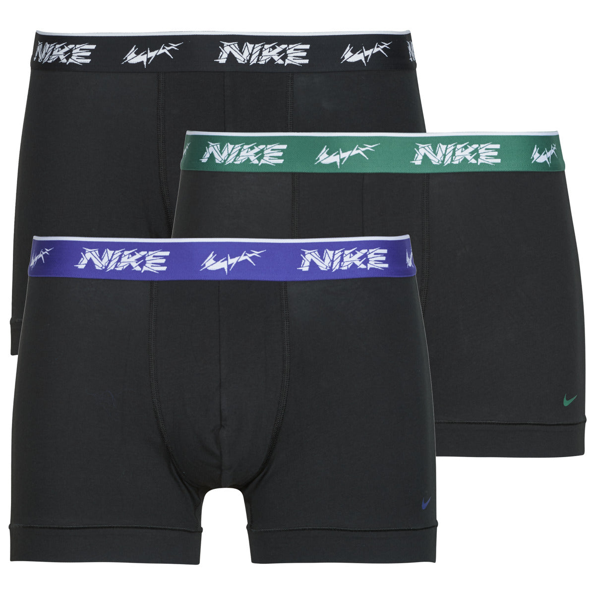 Boxer Uomo Nike  EDAY COTTON STRETCH TRUNK 3PK  Nero
