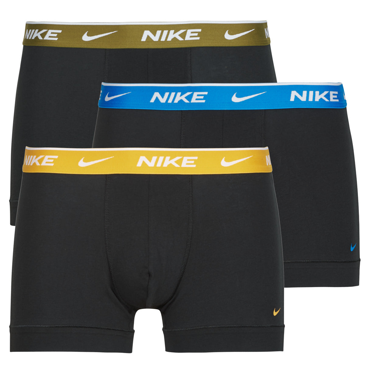Boxer Uomo Nike  EDAY COTTON STRETCH TRUNK 3PK  Nero