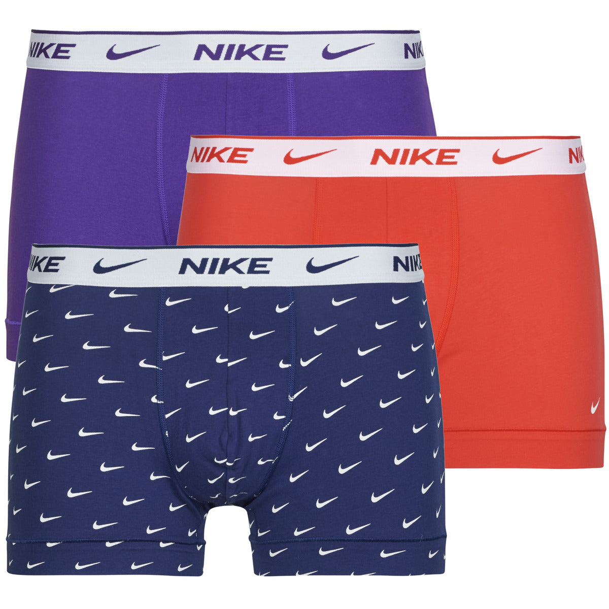 Boxer Uomo Nike  EDAY COTTON STRETCH TRUNK 3PK  Multicolore
