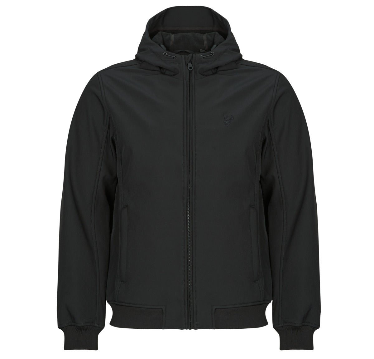 Giacca Sportiva Uomo Lyle & Scott  Tonal Fleece Back Softshell  Nero