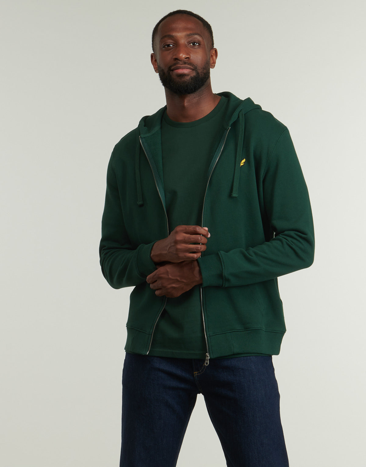 Giacca Sportiva Uomo Lyle & Scott  ZIP Through Hooded Jacket  Verde
