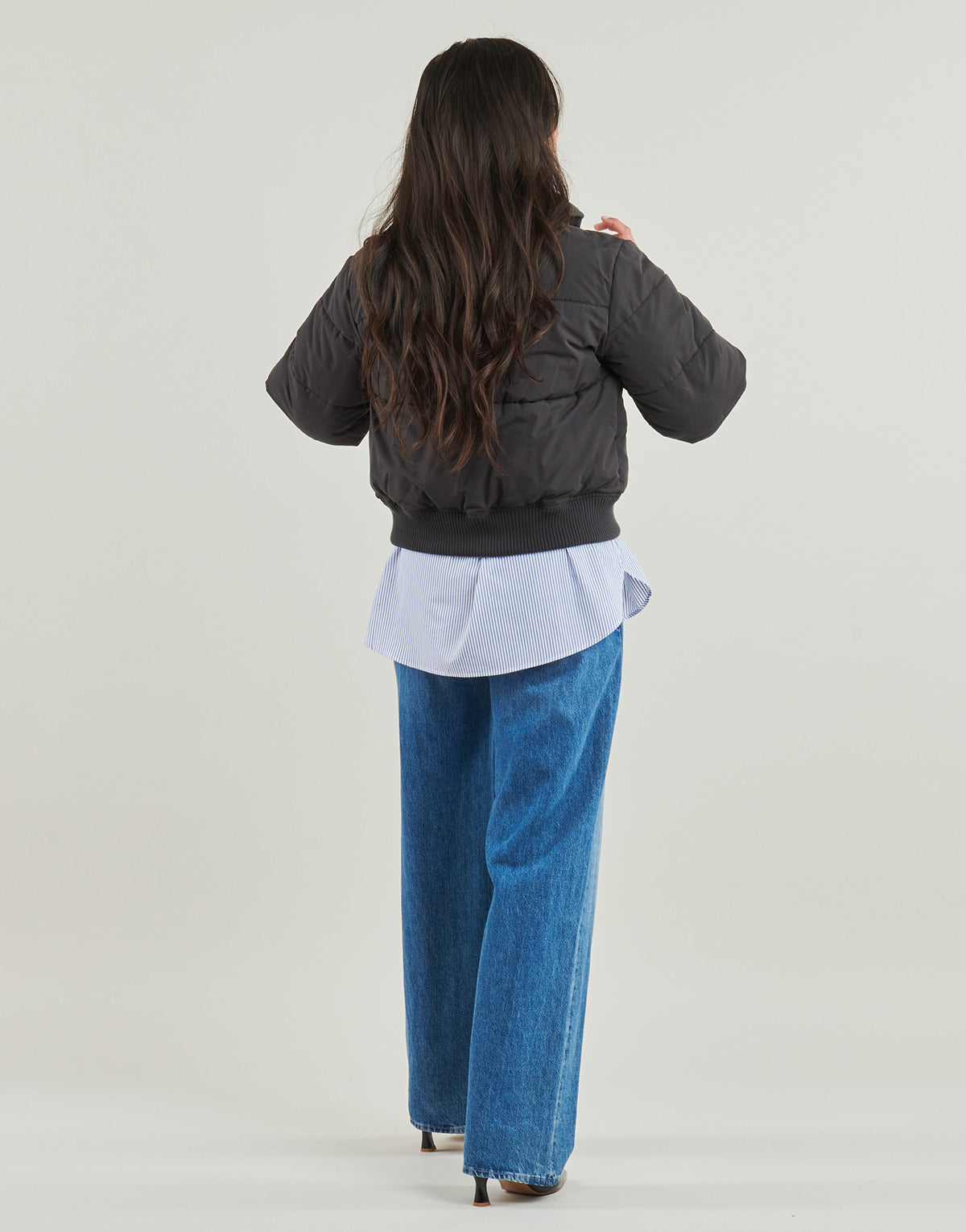 Piumino Donna JDY  JDYNELSON SHORT PUFFER  Nero