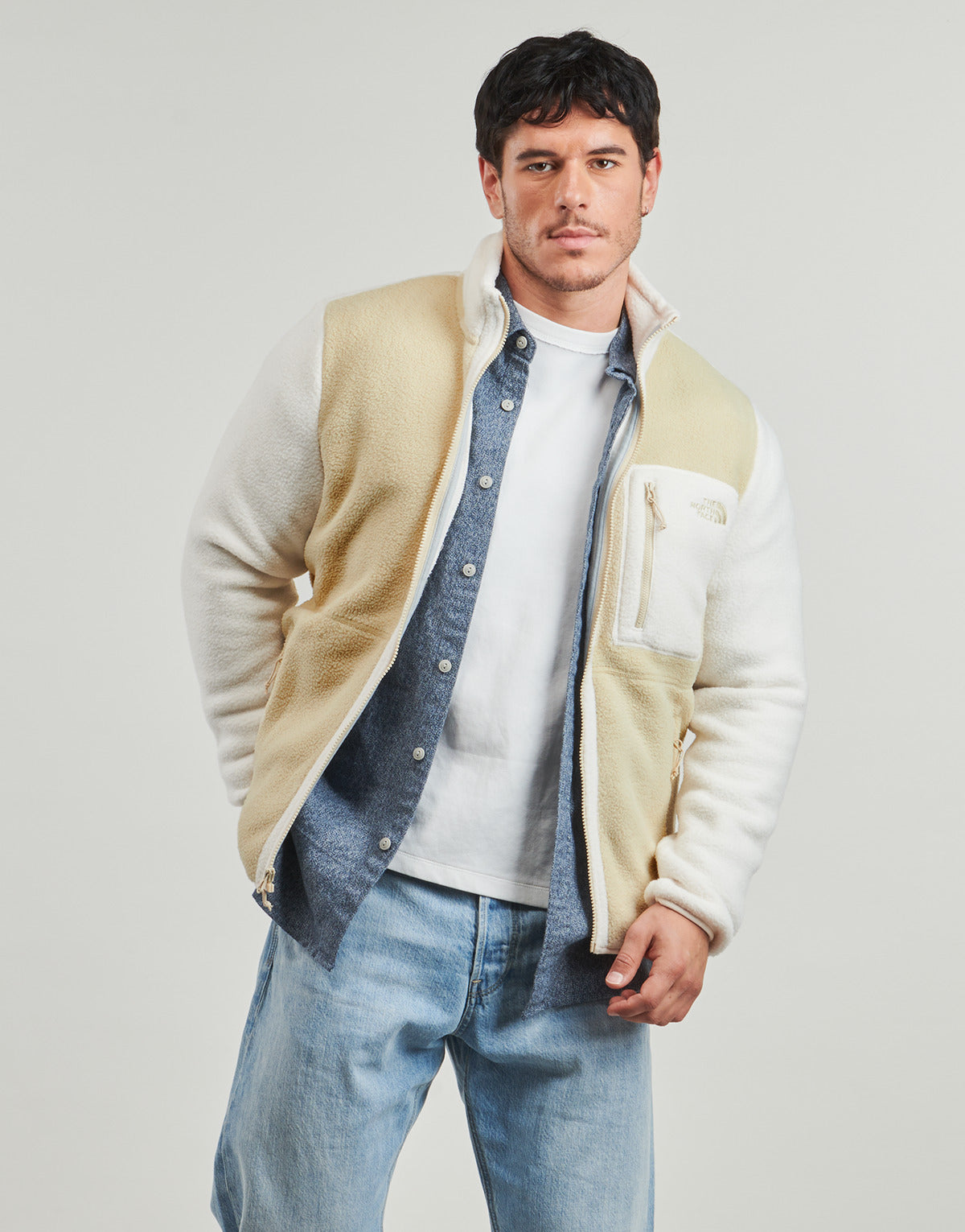 Felpa Uomo The North Face  YUMIORI FULL ZIP  Beige