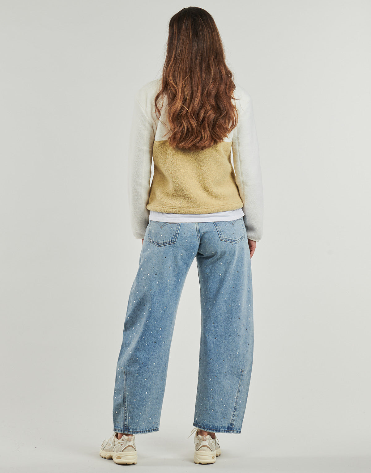 Felpa Donna The North Face  W YUMIORI 1/4 ZIP  Beige