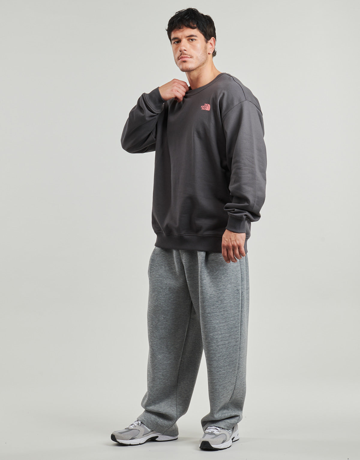 Felpa Uomo The North Face  U EXPEDITION CELEBRATION OVERSIZED  Grigio