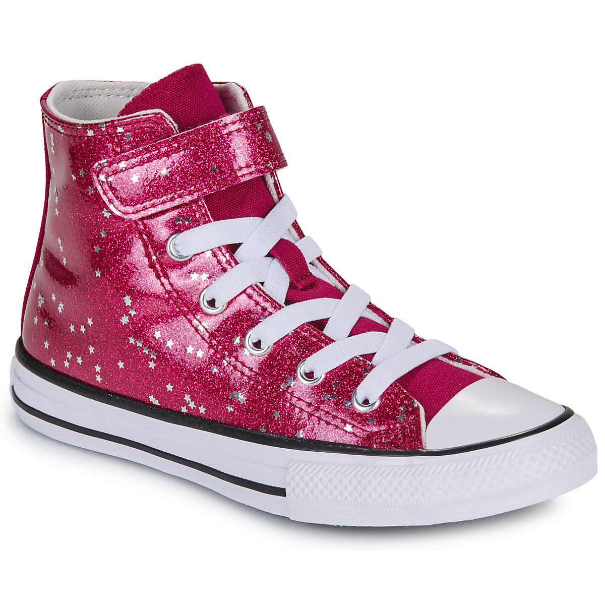 Scarpe bambini ragazza Converse  CHUCK TAYLOR ALL STAR GLITTER EASY ON  Rosa