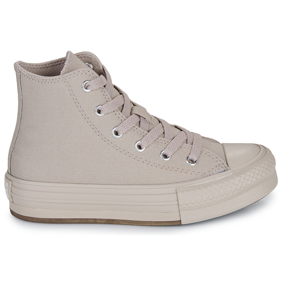 Scarpe bambini ragazza Converse CHUCK TAYLOR ALL STAR EVA LIFT MONOCHROME Beige