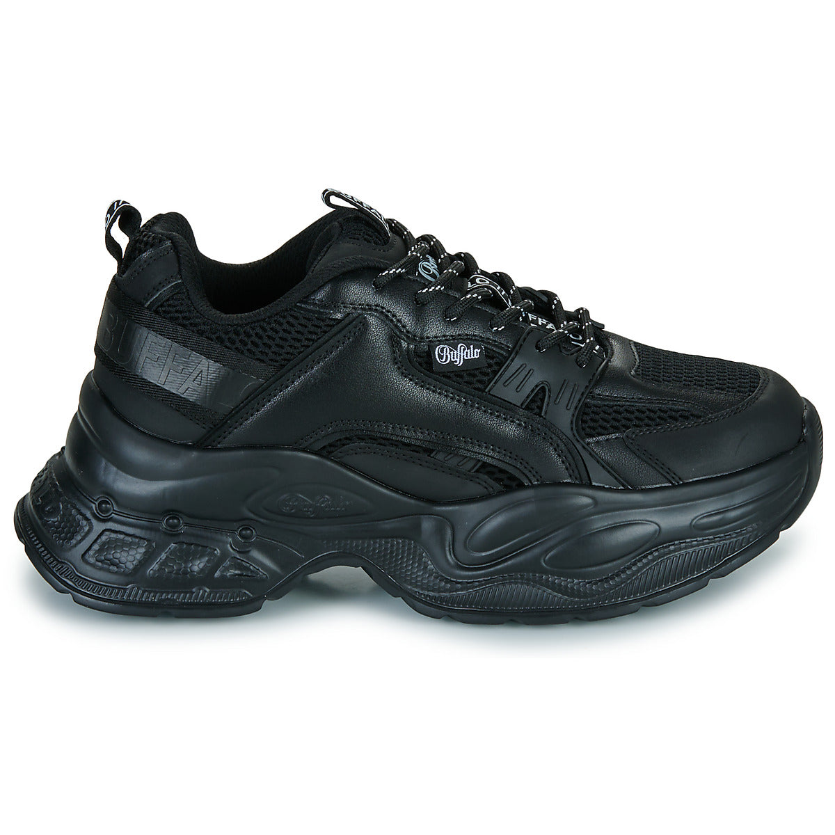 Sneakers basse Donna Buffalo  YUNO  Nero