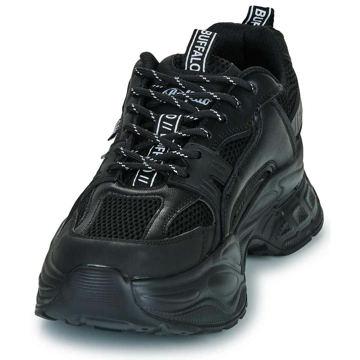 Sneakers basse Donna Buffalo  YUNO  Nero