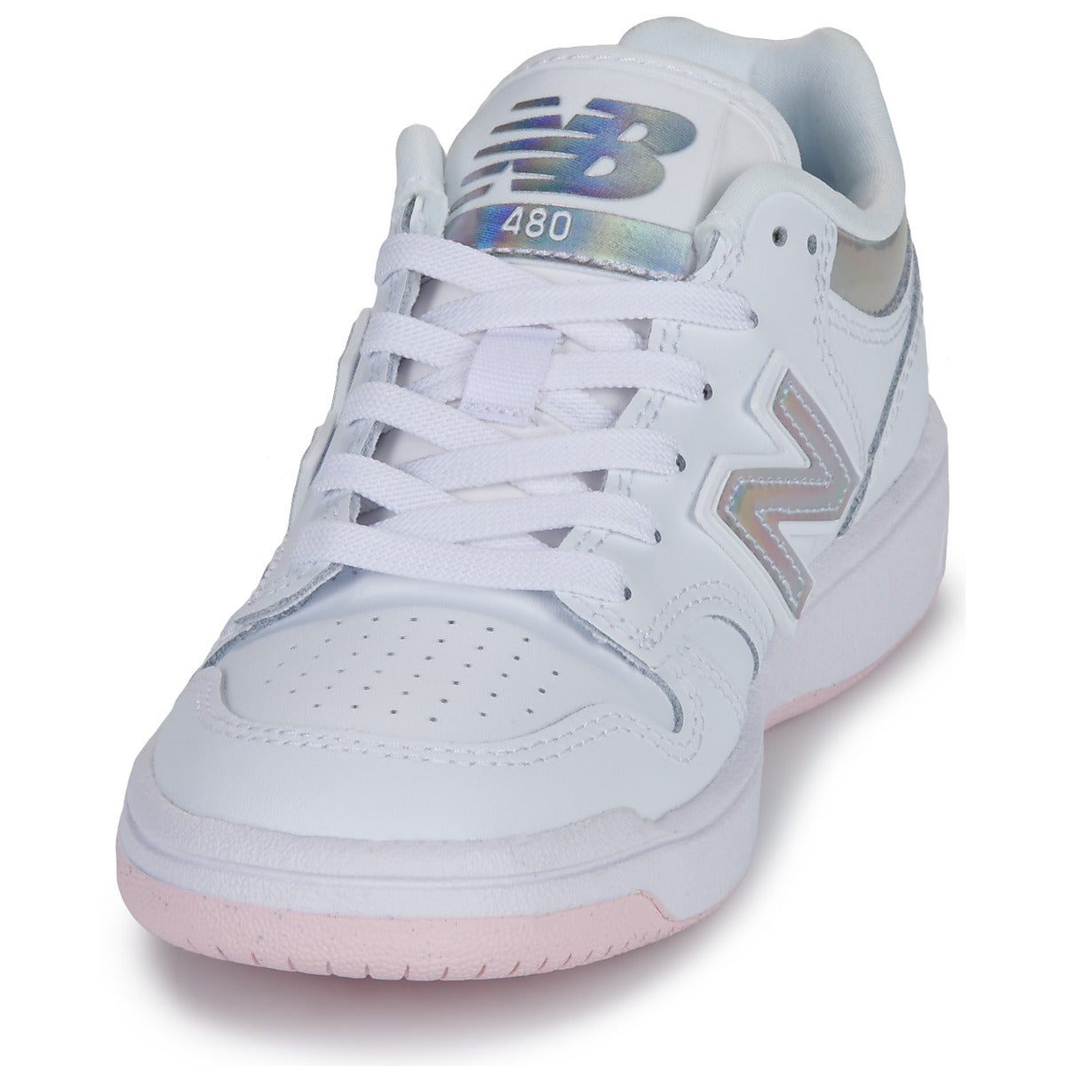 Scarpe bambini ragazza New Balance  480  Bianco