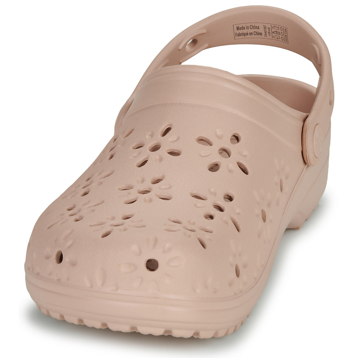 Scarpe Donna Crocs  Classic Floral Cut Out Clog  Rosa