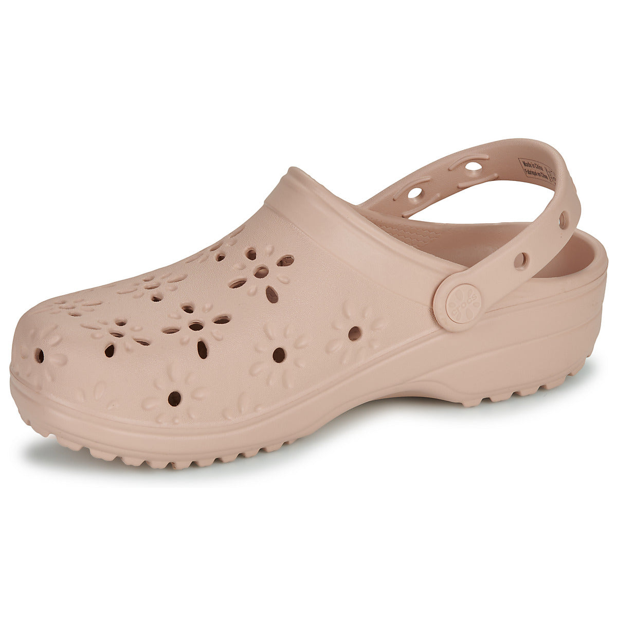 Scarpe Donna Crocs  Classic Floral Cut Out Clog  Rosa