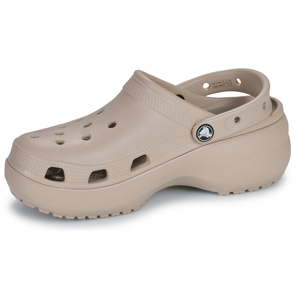 Scarpe Donna Crocs Classic Platform Clog W Beige