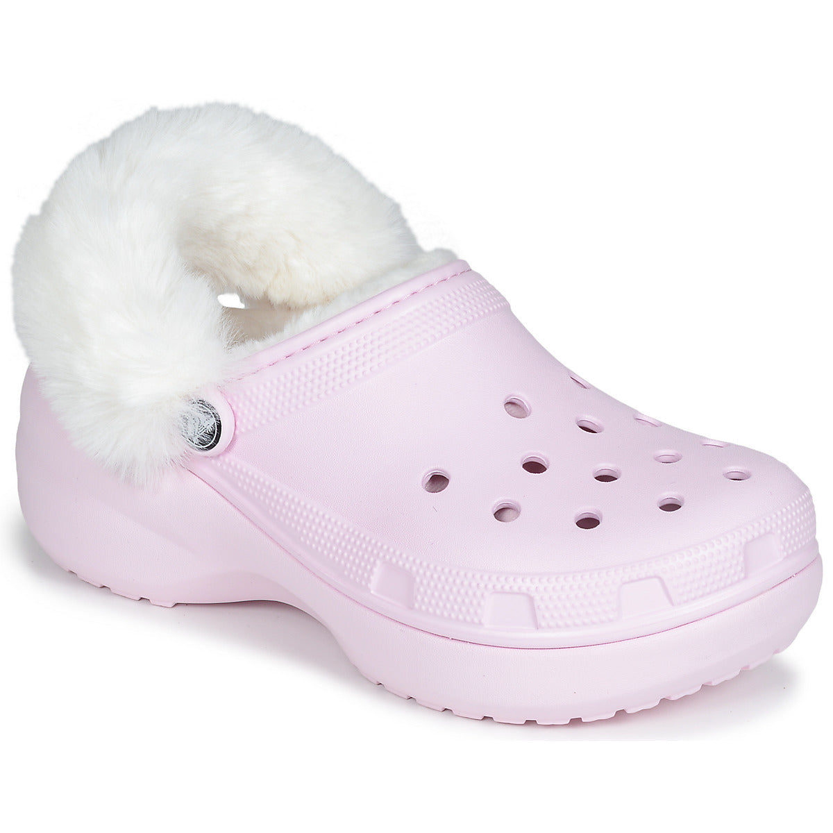 Scarpe Donna Crocs  Classic Platform Lined Clog W  Rosa