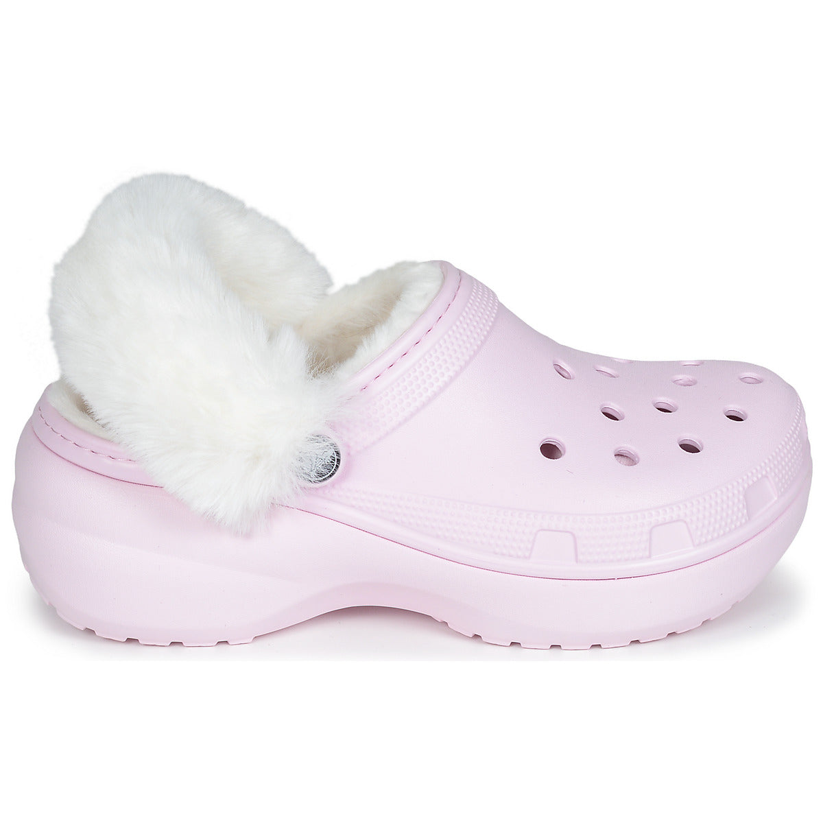 Scarpe Donna Crocs  Classic Platform Lined Clog W  Rosa