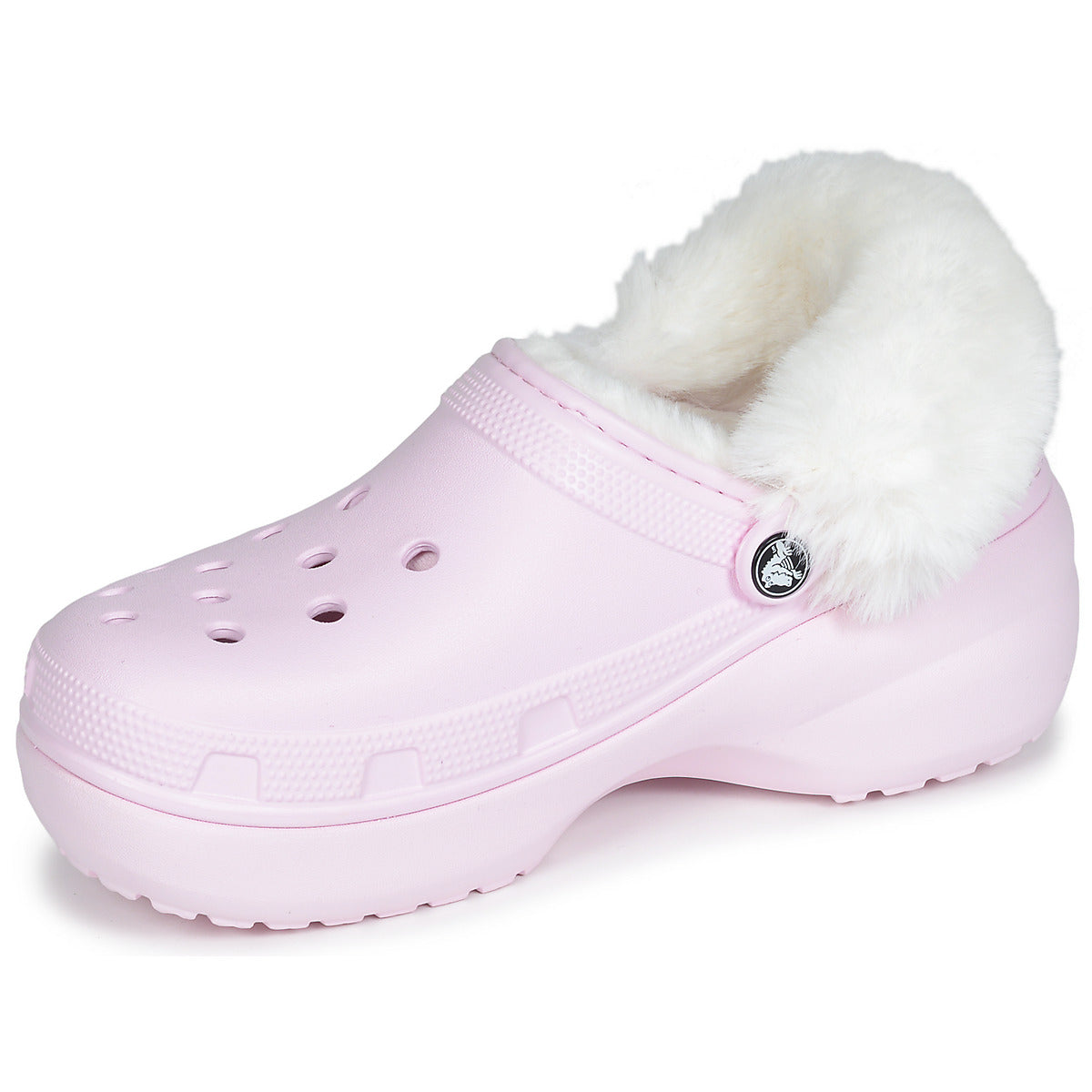 Scarpe Donna Crocs  Classic Platform Lined Clog W  Rosa