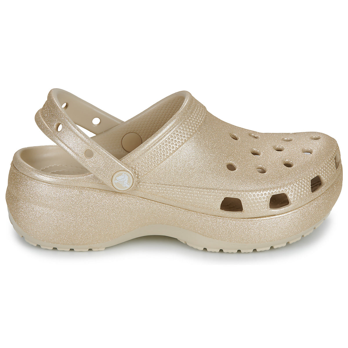 Scarpe Donna Crocs  Classic Platform Glitter ClogW  Oro