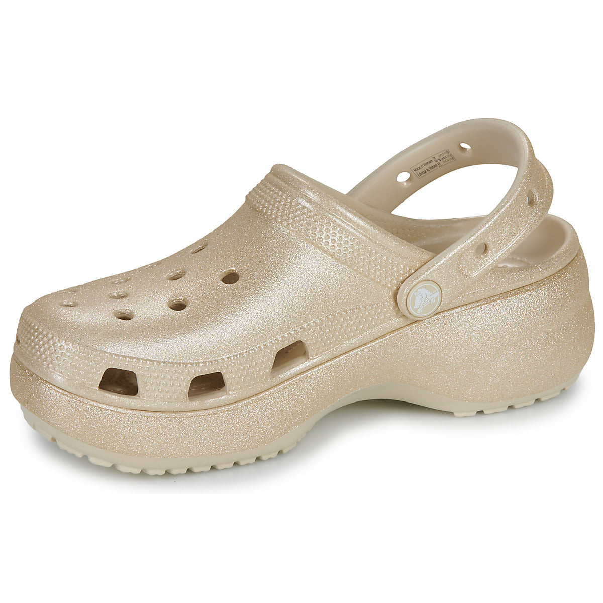 Scarpe Donna Crocs  Classic Platform Glitter ClogW  Oro