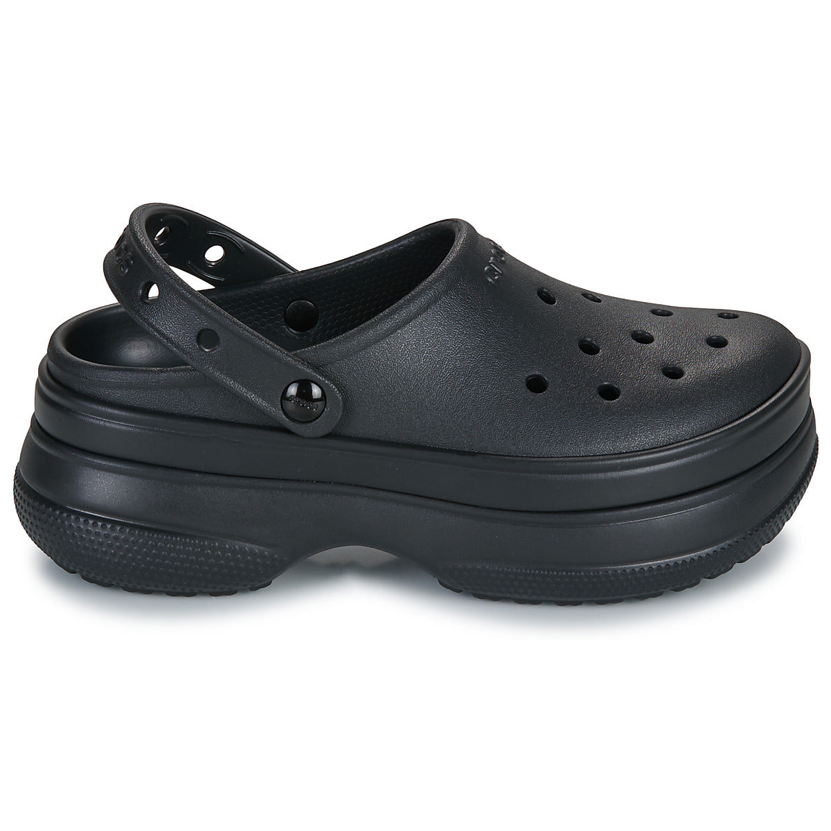Scarpe Donna Crocs  Classic Stacked Clog  Nero