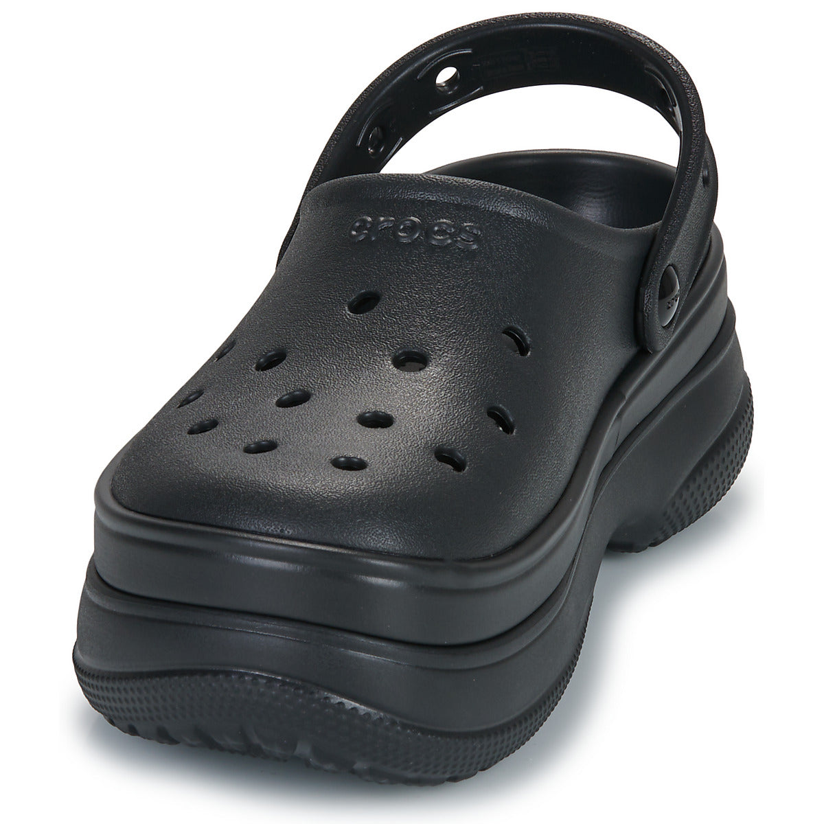 Scarpe Donna Crocs  Classic Stacked Clog  Nero