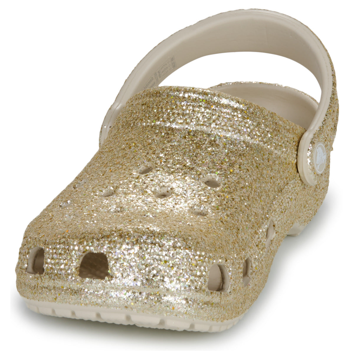 Scarpe Donna Crocs  Classic Chunky Glitter Clog  Oro
