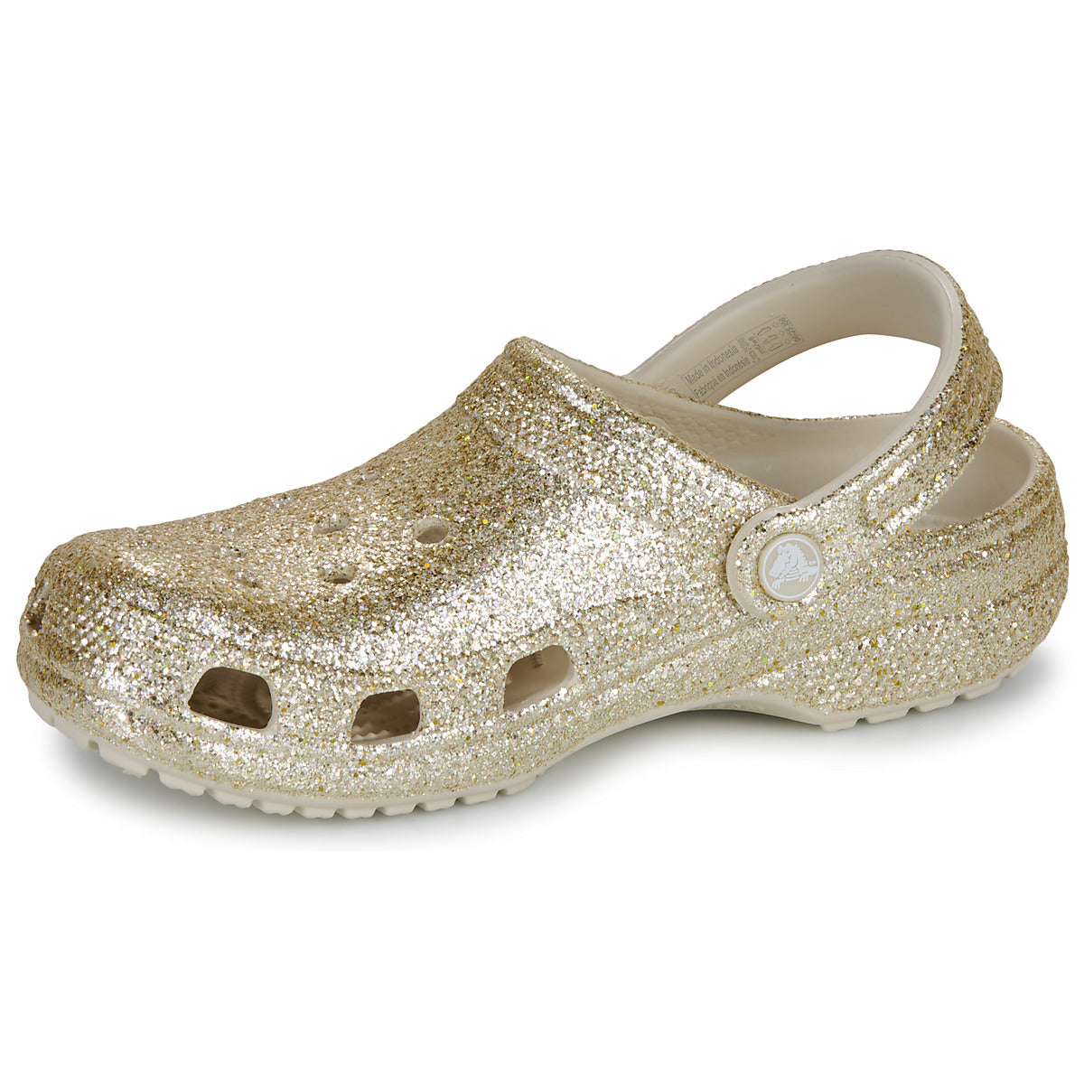 Scarpe Donna Crocs  Classic Chunky Glitter Clog  Oro