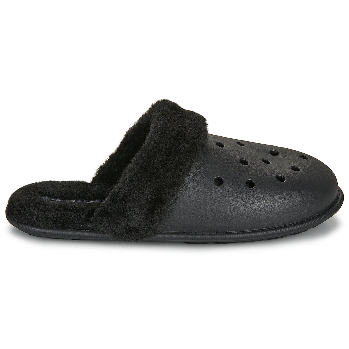Pantofole Uomo Crocs  Classic Fuzz Scuff  Nero