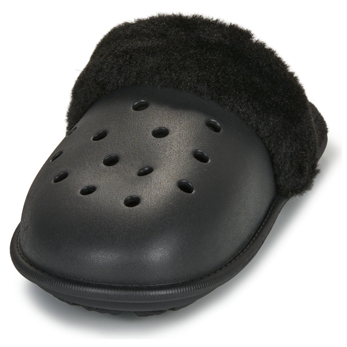 Pantofole Uomo Crocs  Classic Fuzz Scuff  Nero