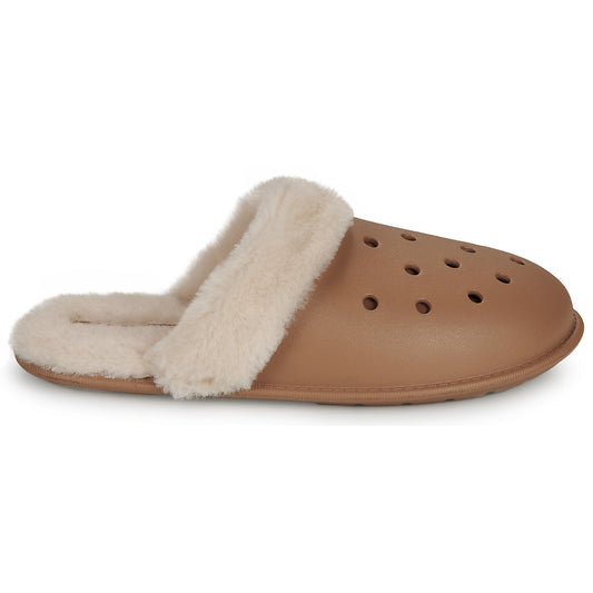 Pantofole Uomo Crocs  Classic Fuzz Scuff  Beige