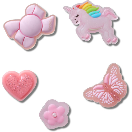 Accessori scarpe Uomo Crocs  Tiny Girl Favorites 5 Pack  Multicolore