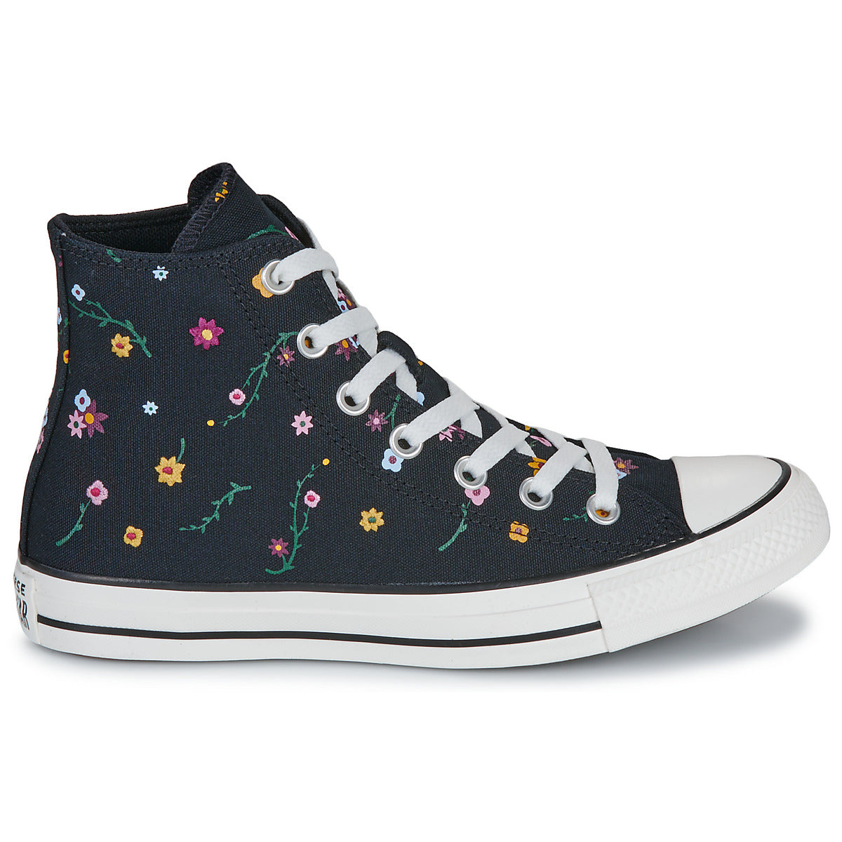 Sneakers alte Donna Converse  CHUCK TAYLOR ALL STAR FLORAL  Nero