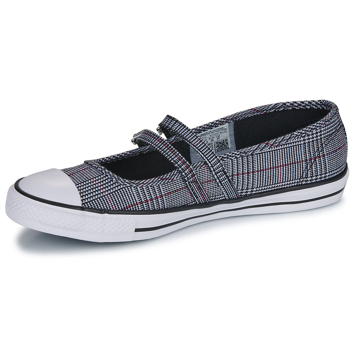 Ballerine Donna Converse  CHUCK TAYLOR ALL STAR DAINTY MARY JANE PLAID  Grigio