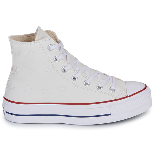 Sneakers alte Donna Converse CHUCK TAYLOR ALL STAR LIFT Bianco