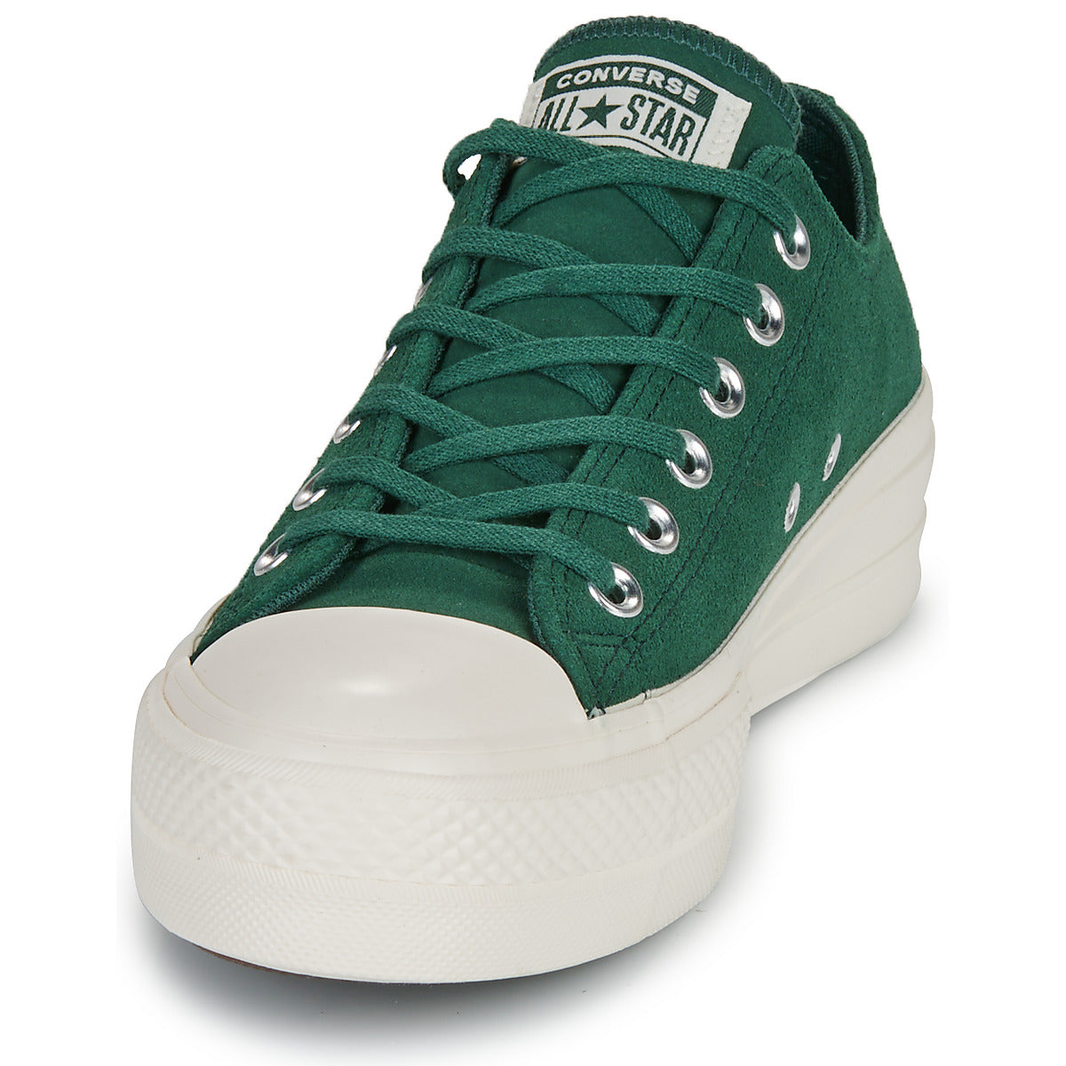 Sneakers basse Donna Converse  CHUCK TAYLOR ALL STAR LIFT PLATFORM COLORFUL SUEDE  Verde